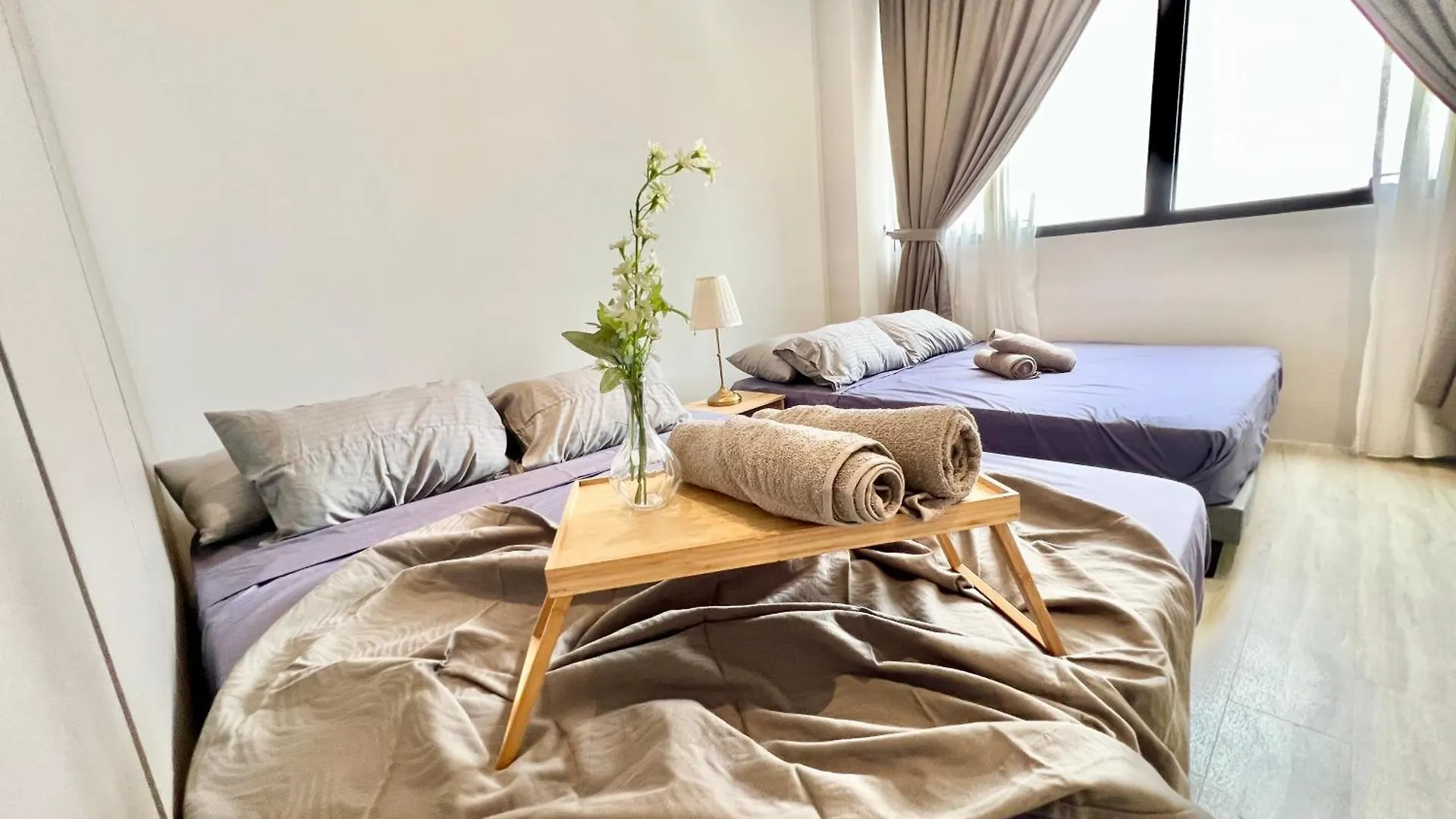 La 1-10 Pax Cozy Home Tropicana 3Rooms 4Qbeds Wifi&Tv Petaling Jaya Apartment